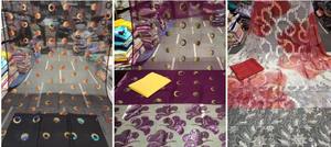 ชุดแต่งงานฟารันซาวีขายดี ระบายอากาศได้ดี น้ำหนักปานกลาง พิมพ์ลายหลากสี ประดับคริสตัล ดีไซน์แบบดิรัก โซมาลี ผ้าไหมแท้ 100% - Product Image 2