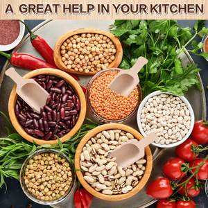 Mini cucharas de madera para tarros, 12 piezas, pequeñas cucharas de sal de baño, cuchara de café, Mini cucharas de bambú, Mini cucharas para especias, té, azúcar - Product Image 5