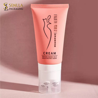 Tubes souples vides personnalisés de 50 ml et 100 ml, soins de la peau, applicateur à bille en plastique, masque facial, lotion pour le corps, emballage amincissant