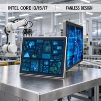 PC industriel à écran tactile YCT 15,0 pouces, écran tactile capacitif 10 points, Intel Core i3/i5/i7, tableau de bord de données HUD pour entrepôts frigorifiques