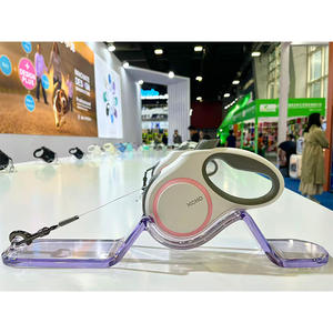 Correa Retráctil Automática Xcho de 5m con Luz LED Blanca, Material ABS Gris para Perros - Product Image 1