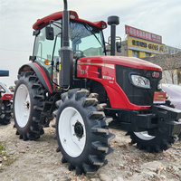 Tracteur agricole d'occasion YTO 4x4 de 3 tonnes, 120 CV, Euro IV, modèle MY1204-9 G4 de Dongfanghong (Chine), avec équipement agricole