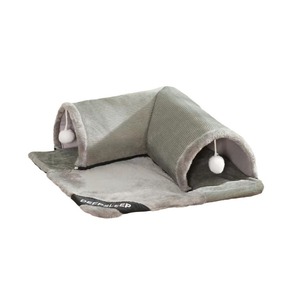 DeepSleep <b>Cat</b> <b>Tunnel</b> Bed Yellow Fluffy Warm Pet Bed For <b>Cats</b> Play And Sleep - Product Image 5