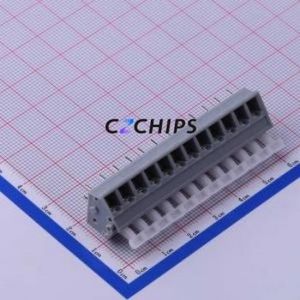 KF243-5.0-12P Spring Terminal Block Through hole Component (THT),P=5mm Connector 5mm 12P 12 17A - Product Image 1