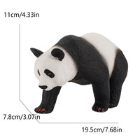 Ornements transfrontaliers en PVC, modèles d'animaux simulés : Éléphant, Hibou, Kangourou, Lézard, Panda, Pingouin, Cheval cornu, Serpent à clochettes, Maternité