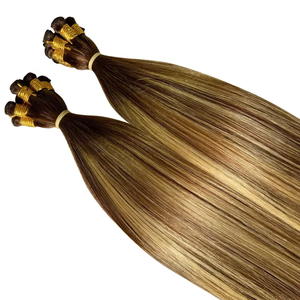 Jasminebeauty - Extensiones de Cabello Humano Rubio Virgen Ruso 100% de Alta Calidad, Doble Trama, Tejidas a Mano - Product Image 5