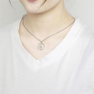 18K Plaqué Or G Clef Collier Musique Pendentif Collier En Acier Inoxydable Symbole Musical Pendentif Collier Femmes Cadeau - Product Image 5