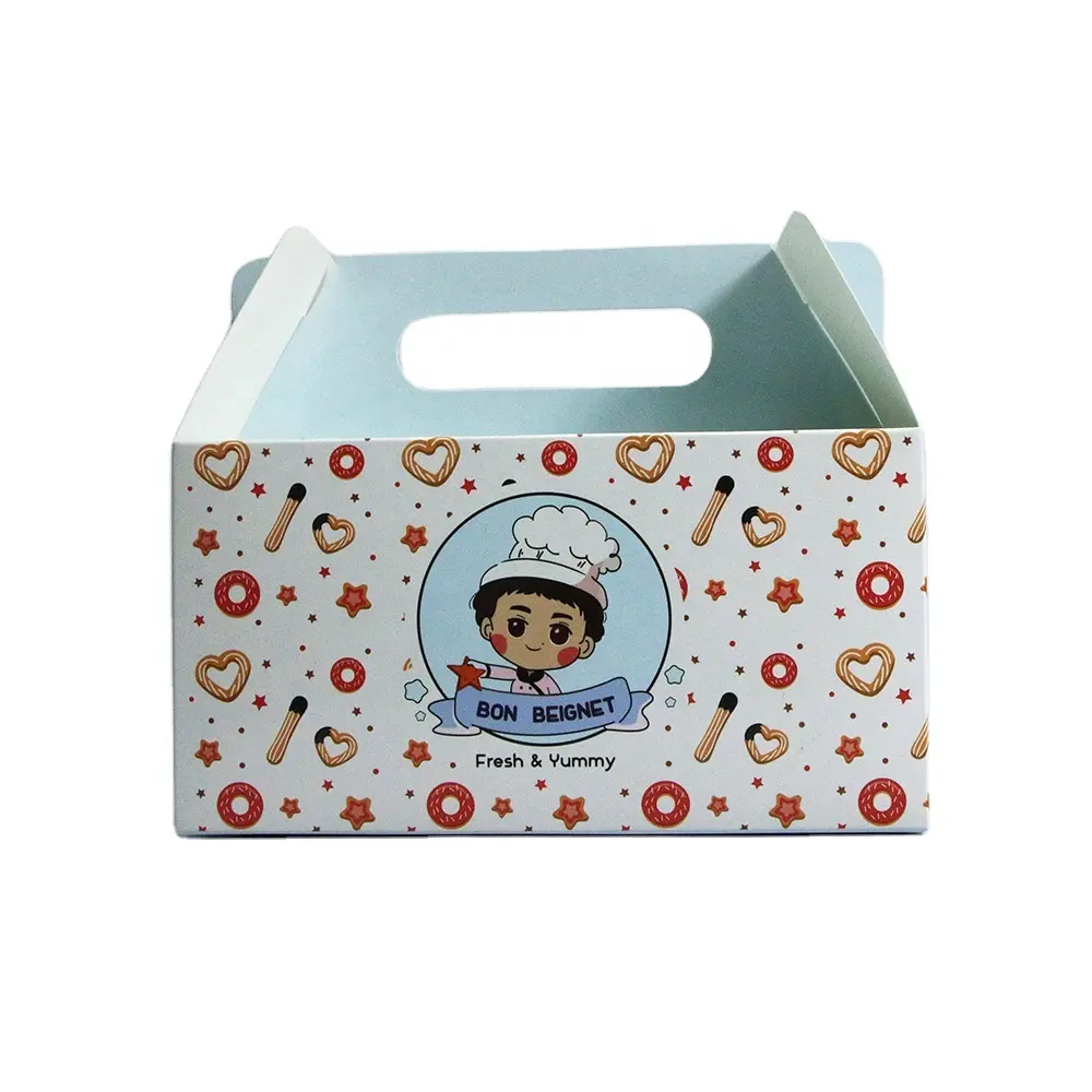 Kunden spezifische faltbare Mochinut-Verpackungs box für Donut Donut-Lebensmittel verpackungen Mochinut Donuts
