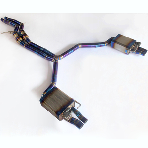 Tubi di Scarico OBM in Titanio ad Alte Prestazioni Personalizzati per Audi A6 <span class=keywords><strong>A7</strong></span> C7 C7.5 C8 3.0T con Risonatore Anteriore - Product Image 6
