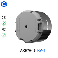 CubeMars AKH70-16 V1.0 KV41 Moteur robotique planétaire sans balais à arbre creux hautement intégré