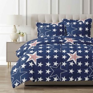 Lenzuola di alta qualità in poliestere colorato squisita copertura trapunta con stampa formato singolo blu Set di <span class=keywords><strong>trapunte</strong></span> tessili per la casa - Product Image 5