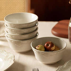 High Quality Wholesale Restaurant High Quality Tableware Sets Ceramic White Plates Ceramic Tableware - Product Image 3