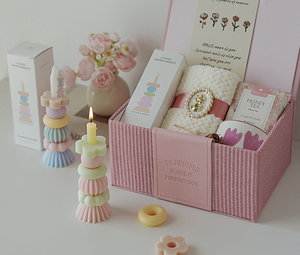 Juego de Velas Apilables de Cera de Soja, Hechas a Mano, con Aromas Florales y Herbales, para Regalos de Cumpleaños, Recuerdos de Boda, Decoración del Hogar para Diwali - Product Image 6