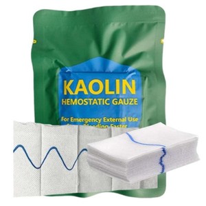 Tecc Sterile Emergency <strong>Compress</strong> <strong>Gauze</strong> Quick Hemostatic Wound <strong>Gauze</strong> Z-Folded Zeolite Hemostatic <strong>Gauze</strong> - Product Image 4