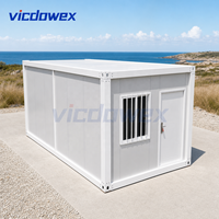 Casa Contenedor Modular Contemporánea de Ensamblaje Rápido con Estructura de Acero para Almacén, Campamento de Trabajadores, Oficina, Dormitorio y Alojamiento