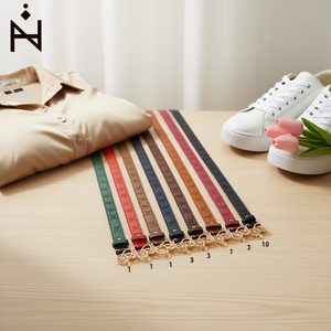 Cinturón de Cuero PU con Relieve de 3.3cm, Cinturón de Moda para Mujer - Product Image 3