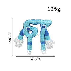 Peluche de Juguete de Peluche Relleno de Algodón PP Bordado HECION, Mercancía del <span class=keywords><strong>Juego</strong></span> STEAL a BRAINROT Shark, Muñeco Suave - Product Image 5