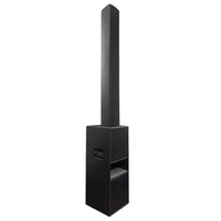 Haut-parleur colonne bidirectionnel 2000W 6*5 pouces 2*12 pouces Subwoofer en contreplaqué de bouleau, néodyme, portable, 2 canaux, alimenté par XLR, pour DJ live