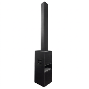 Altavoz de Columna de Dos Vías de 2000W y 6*5 Pulgadas, 2*12 Pulgadas Subwoofer Portátil de Madera de Abedul con Neodimio, 2 Canales, Alimentación XLR, para DJ en Vivo - Product Image 1