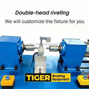 เครื่องรีเวทแบบออร์บิทัลสองหัวแนวนอน TIGER 8-80kn 1-20 มม. ระบบไฮดรอลิก/นิวเมติก สำหรับรีเวทแบบตันและบานพับ - Product Image 3