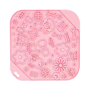 Gran Oferta personalizada al por mayor 2 en 1 de silicona antiasfixia para mascotas botella de agua portátil para perros y gatos con función de alfombrilla para lamer - Product Image 1