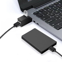 Cantell Haute Vitesse USB 3.0/2.0 HUB Adaptateur Extender Mini 3 Port Hub Splitter Box pour PC Portable Mobile Phone