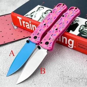 Cuchillo plegable BM 535 Donut, hoja de acero inoxidable D2, mango G10, EDC, para acampar al aire libre, caza, herramientas de corte y supervivencia, regalo de Navidad - Product Image 4