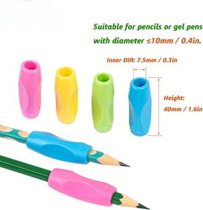 Poignées d'entraînement pour crayons d'écriture pour enfants, améliorent la prise en main, outil de correction de la posture, fournitures scolaires pour la rentrée - Product Image 3