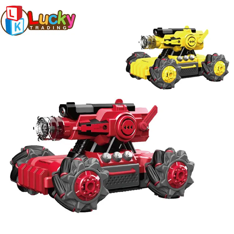 New Arrival 2.4G Battle Tank Toys Game Rotate 360 Degrees Racing Radio Control Toys Cars with Spray