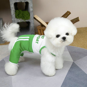 Combinaison Sportive en Maille Respirante pour Chien, Tenue d'Été à Quatre Pattes pour Petits Chiens, Vêtements pour Animaux de Compagnie - Product Image 2