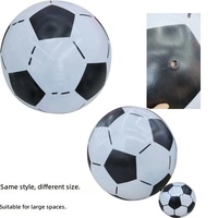 Ballon de football gonflable pour jeux de plein air, jeux aquatiques d'été, événements scolaires, divertissement et fitness, emballage en boîte blanche