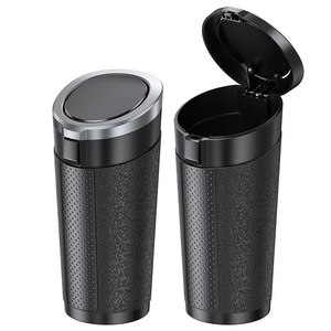 Portable Car Trash Can 1L Cup Shaped Multi Functional <b>Storage</b> <b>Box</b> <b>Waterproof</b> Pressure Resistant - Product Image 2