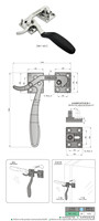 Armoire industrielle robuste SK1-601 en acier inoxydable, chambre de température et d'humidité, poignée de serrure à compression