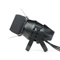 Étanche Durable 200W COB Par avec Barndoor Blanc IP65 DMX512 Auto Spotlights flick free pour TV Studio Theatre Event