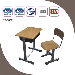 Modern Metal Classroom Single Seater Height Adjustable Child <b>Study</b> <b>Desk</b> Chair Set SONGYE Commercial Use School 1 Year Warranty S - Product Image 2