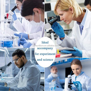 Camici Ospedalieri Personalizzati, <span class=keywords><strong>Camice</strong></span> da Farmacista e Medico, Uniforme Medica a Maniche Lunghe, <span class=keywords><strong>Camice</strong></span> da Laboratorio Idrorepellente Bianco per Uomo - Product Image 4