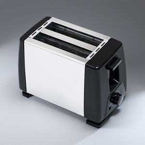 Máquina para Hacer <span class=keywords><strong>Pan</strong></span> y Tostar de Acero Inoxidable para Uso Doméstico, <span class=keywords><strong>Tostadora</strong></span> Eléctrica Automática Compacta para Desayuno - Product Image 5