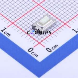 TS3625A-SZ Tactile Switch SMD,6.1x3.7mm Switch Single Pole Single Throw Rectangle Button 2.5N Vertical Mount - Product Image 1