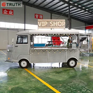 Dijual Kios Truk Makanan Elektrik Freezer Vintage Cepat Pickup Kendaraan Dapur Keranjang Kopi Ponsel Mini