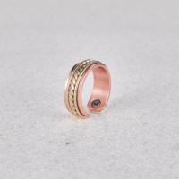 Nouvelle Bague Magnétique Classique en Cuivre Pur pour Thérapie Magnétique, Idéale pour Cadeau d'Anniversaire ou de Fête
