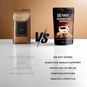 OEM/ODM Private Label Mushroom Coffee Powder Sugar-Free Keto Instant <b>Protein</b> Coffee Blend Organic for Adult - Product Image 5