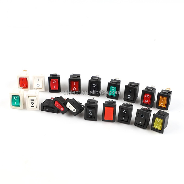 Leci RS601 Industrial Rocker Switch 6A/16A 250VAC T125 55 1E4 8 250VAC 250VAC Rocker Switch R11