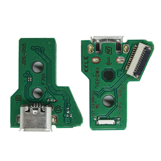 Board with Flex for PS4 Controller Charging Socket Port Flex Ribbon Cable