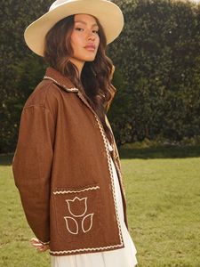 Chaqueta de Invierno Suzani Tejida a Mano para Mujer, Estilo Bohemio, Gitano, Crewel, Especial para Festivales - Product Image 3