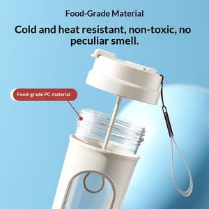 خلاط قهوة محمول أوتوماتيكي 2026، خلاط بروتين رياضي كهربائي يعمل بـUSB، زجاجة هزازة خالية من مادة BPA للاستخدام الخارجي والسيارة والمنزل - Product Image 3