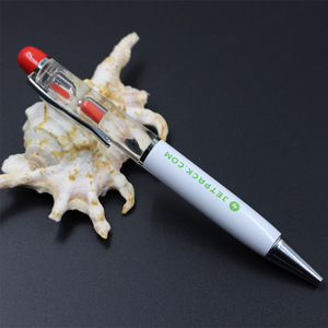 Bolígrafos Promocionales con Reloj de Arena Flotante, Logotipo Personalizado Impreso, Plástico Portátil para Oficina, Hogar, Regalo Empresarial - Product Image 4
