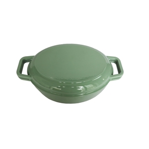 Casserole ovale en <span class=keywords><strong>fonte</strong></span> émaillée 2-en-1 avec couvercle grill - Product Image 5