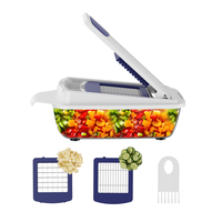 Nieuwe Aankomst Multifunctionele Voedselhakselkeuken Accessoires Groentesnijder Dicer Cutter Vegetarische Chopper