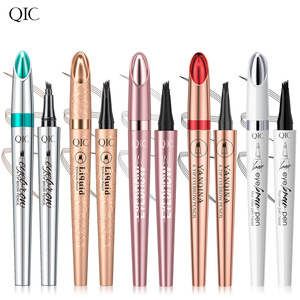 Bút kẻ mày dạng lỏng khoáng chất tự nhiên lâu trôi 2 trong 1, thương hiệu riêng, đầu 4 ngạnh, chống nước, tạo hiệu ứng microblading - Product Image 4