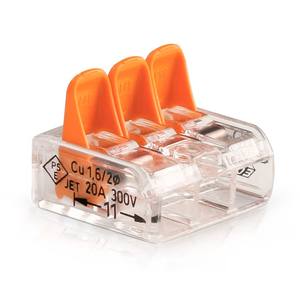 WA Go ตัวเชื่อมต่อ221-425 32A-450V ไฟฟ้า <span class=keywords><strong>Rj45</strong></span>ขั้วต่อสายเคเบิลกันน้ำได้อย่างรวดเร็วขั้วต่อขั้วสต็อก - Product Image 1